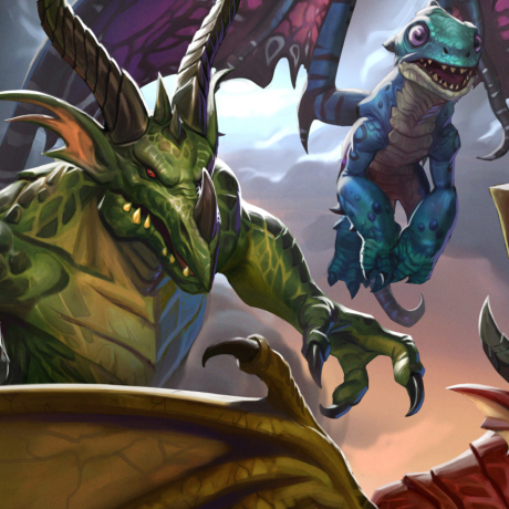 2D Illustrations – Dragons WoW – 1
