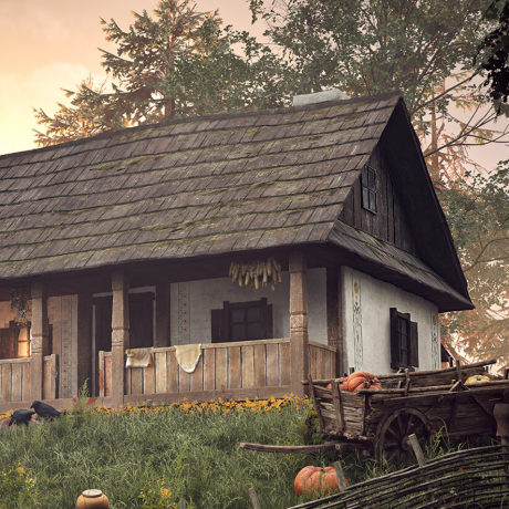 3D Illustrations – Headman House – 1